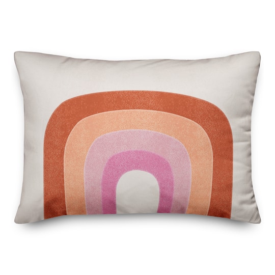 Michaels, Retro Rainbow Throw Pillow – Category: Pillows